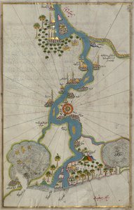 Map of the River Nile From Its Estuary South